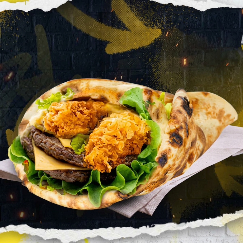 Cheese naan et naan garni